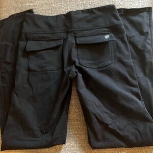 Athleta Black Activewear straight leg pants dressy leggings size medium